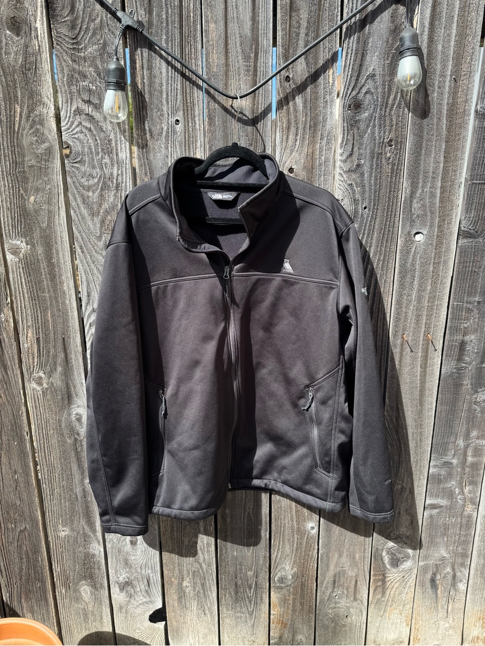 Black Men's Full-Zip Softshell Jacket - The North Face Size XXL